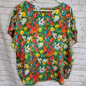 Vintage dolman style blouse